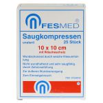 SAUGKOMPRESSEN unsteril 10x10 cm (PZN 7354043) из Германии