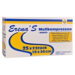 ERENA STERIL Mullkompr.10x20 cm 8fach (PZN 3520527) из Германии