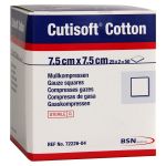 CUTISOFT Cotton Kompr.7,5x7,5 cm steril (PZN 1563395) из Германии