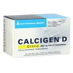 CALCIGEN D Citro 600mg/400 I.E. (PZN 7630508) из Германии