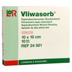 VLIWASORB superabsorb.Saugkomp.steril 10x10 cm (PZN 5974681) из Германии