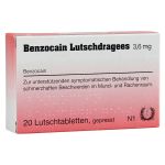 Benzocain Lutschdragees 3,6mg (PZN 6416799) из Германии