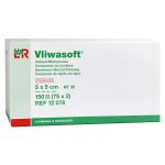 VLIWASOFT Vlieskompressen 5x5 cm steril 4l. (PZN 6325565) из Германии