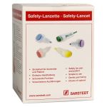 SAFETY-LANZETTEN 21 G Einst.Tiefe 1,8mm norm.grün (PZN 6796112) из Германии
