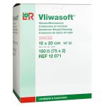 VLIWASOFT Vlieskompressen 10x20 cm steril 4l. (PZN 6325594) из Германии