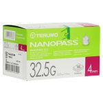 TERUMO NANOPASS 32,5 Pen Kanüle 0,22x4 mm (PZN 4706748) из Германии