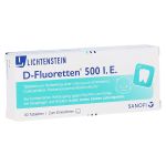 D-Fluoretten 500 I.E. Tabl.z.Herst.e.Lsg.z.Einnehmen (PZN 1610120) из Германии