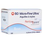 BD MICRO-FINE ULTRA Pen-Nadeln 0,25x8 mm (PZN 11299261) из Германии