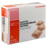 ALLEVYN Schaumverband 7x8 cm haftend (PZN 9686542) из Германии