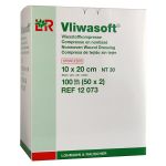 VLIWASOFT Vlieskompressen 10x20 cm steril 6l. (PZN 8900909) из Германии