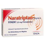 Naratriptan Migräne STADA 2,5mg (PZN 9391930) из Германии
