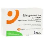 Zalerg ophtha sine 0,25mg/ml Augentropfen (PZN 4701142) из Германии