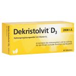 Dekristolvit D3 2.000 I.E. Tabletten (PZN 10818523) из Германии