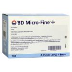 BD MICRO-FINE+ 8 Pen-Nadeln 0,25x8 mm (PZN 9493085) из Германии