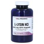 L-LYSIN 500 mg GPH Kapseln (PZN 8403855) из Германии