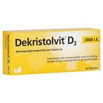 DEKRISTOLVIT D3 2.000 I.E. Tabletten (PZN 10818517) из Германии