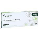 CYCLOTEST Schwangerschaftstest 25 mlU/ml Urin (PZN 13513020) из Германии