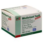 MOLLELAST haft Binden latexfrei 6 cmx20 m blau (PZN 9886005) из Германии