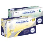 HANDSCHUHE Einmal Latex puderfrei L (PZN 990267) из Германии