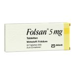 Folsan 5mg (PZN 9640907) из Германии