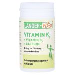 VITAMIN K2+D3+Calcium Kapseln (PZN 12413931) из Германии