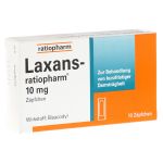 Laxans-ratiopharm 10mg Zäpfchen (PZN 3797909) из Германии
