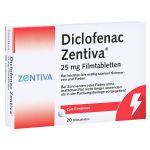 Diclofenac Zentiva 25mg (PZN 10273638) из Германии