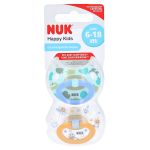 NUK Schnuller Happy Kids Latex 6-18 M (PZN 12576082) из Германии