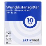 AKTIVMED Wunddistanzgitter sens.silikonb.10x10 cm (PZN 10546728) из Германии