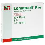 LOMATUELL Pro 10x10 cm steril (PZN 10005116) из Германии