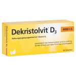 DEKRISTOLVIT D3 4.000 I.E. Tabletten (PZN 10818575) из Германии