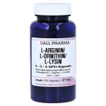 L-ARGININ/L-ORNITHIN/L-Lysin 4:3:4 GPH Kapseln (PZN 4131897) из Германии