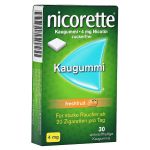 Nicorette 4mg freshfruit (PZN 1640807) из Германии