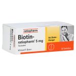 Biotin-ratiopharm 5mg (PZN 3659722) из Германии