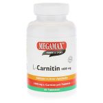 L-CARNITIN 1000 mg Megamax Tabletten (PZN 7707085) из Германии