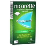 Nicorette 2mg freshmint (PZN 3643419) из Германии