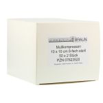 MULLKOMPRESSEN 10x10 cm steril (PZN 7623520) из Германии