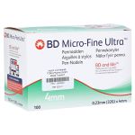 BD MICRO-FINE ULTRA Pen-Nadeln 0,23x4 mm (PZN 12600449) из Германии