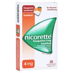 Nicorette 4mg freshfruit (PZN 4370107) из Германии