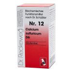 BIOCHEMIE 12 Calcium sulfuricum D 6 Tabletten (PZN 3886702) из Германии