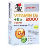 Doppelherz Vitamin D3 2000+K2 System Tabletten (PZN 14063814) из Германии