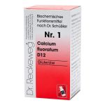 BIOCHEMIE 1 Calcium fluoratum D 12 Tabletten (PZN 3886725) из Германии