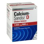 Calcium-Sandoz D Osteo intens 1000mg/880 I.E. (PZN 9686275) из Германии