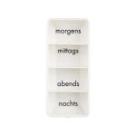 TABLETTENDOSE mo/mi/ab/na m.Blindenschrift (PZN 1085139) из Германии