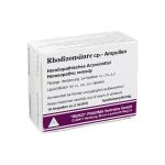 RHODIZONSÄURE cp.Ampullen Injektionslösung (PZN 4040918) из Германии