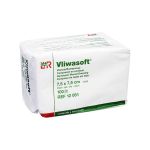 VLIWASOFT Vlieskompressen 7,5x7,5 cm unsteril 4l. (PZN 3806927) из Германии