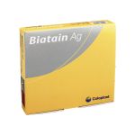 BIATAIN Ag Schaumverband 12,5x12,5 cm selbst haft. (PZN 6155695) из Германии