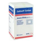 CUTISOFT Cotton Kompr.10x10 cm unster.12fach (PZN 3896907) из Германии