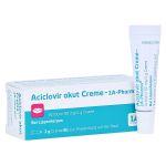Aciclovir akut Creme-1A Pharma (PZN 1664245) из Германии