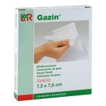GAZIN Mullkomp.7,5x7,5 cm steril 8fach (PZN 3448971) из Германии